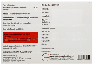 Cor 9 250Mg Injection 1Ml